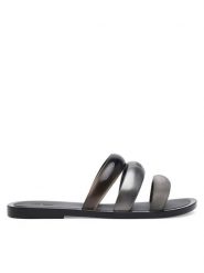 Melissa Klapki Melissa Eclipse Slide Ad 35998 Czarny. Czarne klapki damskie Melissa, bez wzorów, z tworzywa sztucznego, bez obcasa. Za 179.99 zł.