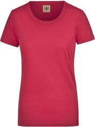 T-shirt damski James & Nicholson Vintage różowy. Czerwone t-shirty damskie JANSEN & TILANUS, m, z aplikacjami, z bawełny, vintage, bez kołnierzyka. Za 110.99 zł.