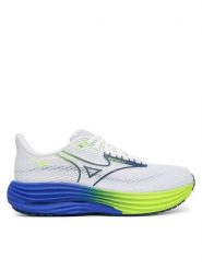 Mizuno Buty do biegania Wave Rider 29 J1GC2503 53 Biały. Białe buty sportowe męskie Mizuno, z materiału, bez zapięcia, do biegania. Za 689.99 zł.
