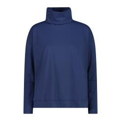 Damski sweter z okrągłym dekoltem CMP. Niebieskie swetry damskie CMP, na zimę, bez wzorów, bez kołnierzyka, bez ramiączek, bez kaptura. Za 276.00 zł.