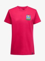 Koszulka bawełniana damska La Sportiva Always Climbing. Czerwone t-shirty damskie La Sportiva, m, bez wzorów, z bawełny, eleganckie, bez kołnierzyka. Za 170.49 zł.