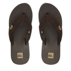 Japonki Quiksilver. Brązowe klapki męskie Quiksilver. Za 109.99 zł.