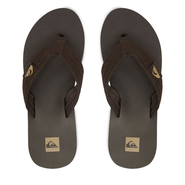 Japonki Quiksilver. Brązowe klapki męskie Quiksilver. Za 109.99 zł.