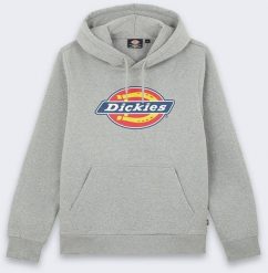 Helly Hansen Bluza Dickies Icon Logo Hoodie Grey Melange. Szare bluzy męskie Helly Hansen, m, bez wzorów, bez kaptura. Za 231.81 zł.