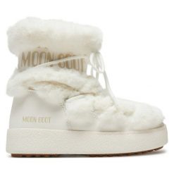 Śniegowce Moon Boot. Białe śniegowce i trapery damskie Moon Boot. Za 1,099.00 zł.