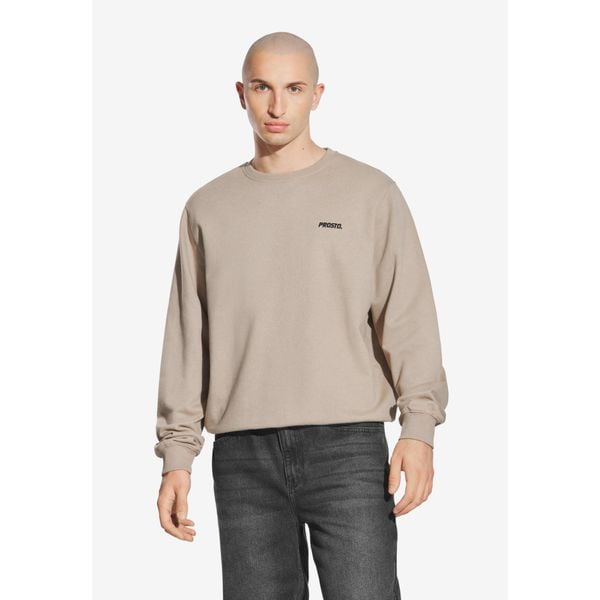 Bluza sportowa męska Prosto Subtle Logo bez kaptura. Brązowe bluzy męskie Prosto., m, bez wzorów, bez kaptura. W wyprzedaży za 153.99 zł.