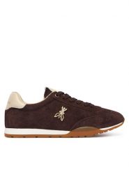 Patrizia Pepe Sneakersy PJ424.24 Brązowy ciemny. Brązowe buty sportowe dziewczęce Patrizia Pepe, bez wzorów, ze skóry, bez zapięcia. Za 719.99 zł.