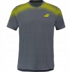 Koszulka tenisowa Babolat Aero Crew Neck Tee Men. Szare koszulki sportowe męskie BABOLAT, l, bez wzorów, z materiału, bez kołnierzyka, bez ramiączek, na fitness i siłownię. Za 189.00 zł.