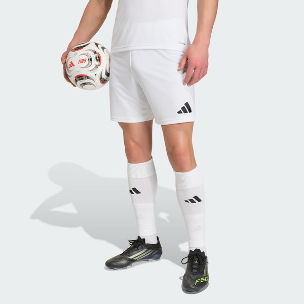 Szorty Entrada 26. Białe krótkie spodenki sportowe męskie Adidas, l, bez wzorów, z dzianiny, do biegania, climacool (adidas). Za 79.95 zł.