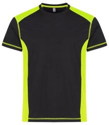 Clique Ambition-T kontrastowy T-shirt zwiększona widoczność. Żółte t-shirty męskie CLIQUE, m, bez wzorów, z bawełny, bez kołnierzyka. Za 123.98 zł.