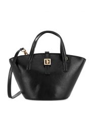 U.S. Polo Assn. Torebka BIUXT8500WVP Czarny. Czarne torebki do ręki damskie U.S. Polo Assn., bez wzorów, z tworzywa sztucznego, bez dodatków. Za 329.99 zł.