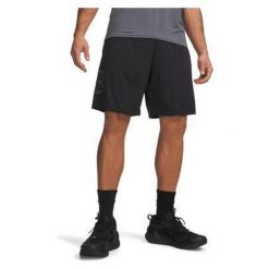 Szorty Under Armour Tech™ Graphic. Czarne krótkie spodenki sportowe męskie Under Armour, l, bez wzorów, do biegania. Za 224.99 zł.