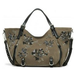 Desigual Torebka Damska Khaki Carnaby Rotterdam. Brązowe torebki do ręki damskie Desigual. Za 399.00 zł.