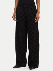 HUGO Spodnie dresowe Flokki 50531676 Czarny Relaxed Fit. Czarne spodnie dresowe damskie Hugo, m, bez wzorów, z bawełny. Za 279.99 zł.