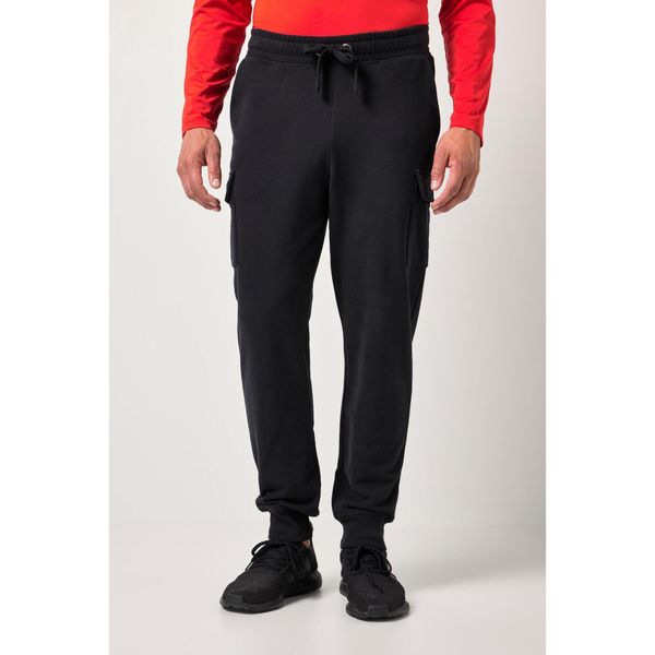 Męska Bojówki dresowe fitness nowoczesny krój do rozm. 7XL. Czarne spodnie sportowe męskie JAY-PI, m, bez wzorów, z bawełny, na fitness i siłownię. Za 279.99 zł.