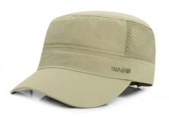 Lekka i Przewiewna Czapka, Patrolówka, Szybkoschnąca - Pako Jeans - Beż. Brązowe czapki i kapelusze męskie Pako Jeans, bez wzorów, z jeansu, sportowe. Za 49.99 zł.