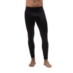 Legginsy Piu Adrenalina KR103. Czarne legginsy sportowe męskie PIU ADRENALINA, l, bez wzorów, długie, na fitness i siłownię. Za 343.00 zł.