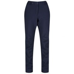 Spodnie damskie Regatta Fenton. Niebieskie spodnie sportowe damskie Regatta, xs, bez wzorów, z softshellu, trekkingowe. Za 258.50 zł.