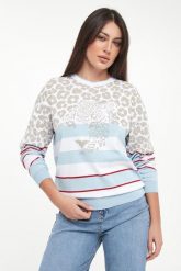 Sweter damski z wzorem zwierzęcym SPORTALM. Swetry damskie Sportalm, bez wzorów, bez kołnierzyka, bez ramiączek, bez kaptura. Za 1,629.00 zł.