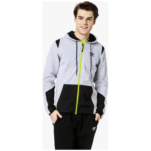 Umbro Bluza Pler , szary, rozmiar L. Szare bluzy męskie Umbro, l, bez wzorów, z materiału, z kapturem. W wyprzedaży za 99.99 zł.