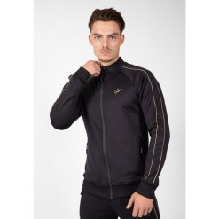 Bluza fitness męska Gorilla Wear Wenden Track Jacket. Czarne bluzy męskie GORILLA WEAR, m, bez wzorów, bez kaptura. Za 265.50 zł.