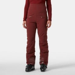 Spodnie narciarskie dla kobiet Helly Hansen Alphelia Hi Waist. Czerwone spodnie materiałowe damskie Helly Hansen, bez wzorów. W wyprzedaży za 1,207.50 zł.