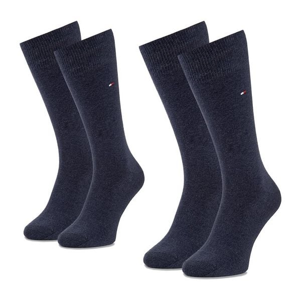 Skarpety długie Tommy Hilfiger. Niebieskie skarpety męskie Tommy Hilfiger, bez wzorów. Za 49.99 zł.