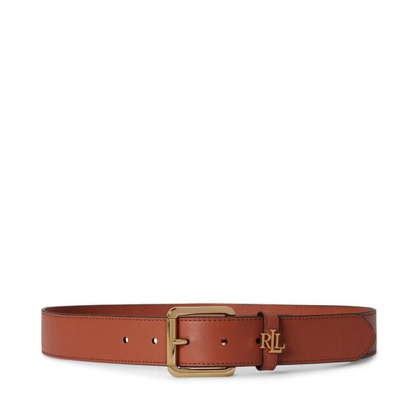 Pasek LAUREN RALPH LAUREN. Brązowe paski damskie Lauren Ralph Lauren, bez wzorów. Za 337.99 zł.