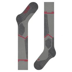 Skarpety kompresyjne Falke SK4 Advanced. Szare skarpety męskie Falke, bez wzorów, z elastanu. Za 226.00 zł.