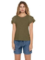 Damska koszulka z krótkim rękawem Urban Safari. Białe koszulki sportowe damskie LEONE 1947 APPAREL, uniwersalny, bez wzorów, wizytowe, bez kołnierzyka. Za 206.29 zł.