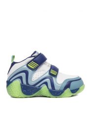 SHAQ Sneakersy EO-SHAQNOVA AQ95073T-WD Biały. Białe buty sportowe chłopięce Shaq, bez wzorów, ze skóry, bez zapięcia. Za 199.99 zł.
