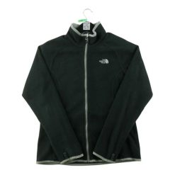 Second life - Kurtka polarowa damska z wysokim kołnierzem - Stan bardzo dobry. Czarne kurtki damskie The North Face, m, bez wzorów, z dresówki, bez kaptura. Za 168.96 zł.