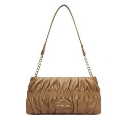 Torebka LOVE MOSCHINO. Brązowe torebki do ręki damskie Love Moschino, bez wzorów, klasyczne, bez dodatków. Za 659.99 zł.