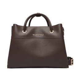 Torebka Valentino. Brązowe torebki do ręki damskie Valentino, bez wzorów, klasyczne, bez dodatków. Za 559.99 zł.