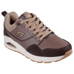 Tenisówki Skechers Model Uno Kolor Brązowy. Brązowe trampki męskie Skechers, bez wzorów, ze skóry, bez zapięcia. Za 368.35 zł.