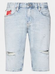Tommy Jeans Szorty jeansowe Ryan DM0DM18804 Błękitny Slim Fit. Niebieskie szorty męskie Tommy Jeans, m, bez wzorów, z bawełny. Za 339.99 zł.