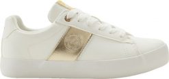 Lee Cooper Buty damskie Lee Cooper biało-złote LCW-26-31-4365LA 38. Białe obuwie sportowe damskie Lee Cooper, bez wzorów. Za 129.15 zł.