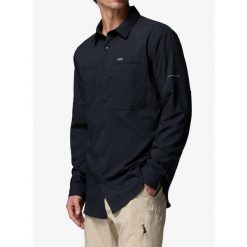 Koszula podróżnicza męska Columbia Silver Ridge Utility II LS Shirt. Czarne koszule męskie Columbia, m, bez wzorów, sportowe, bez kołnierzyka, bez ramiączek. Za 329.99 zł.