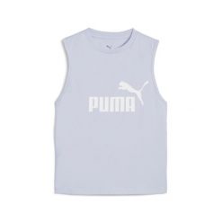 Damska wąska koszulka bez rękawów z logo No. 1 ESS PUMA Cool Weather Blue. Niebieskie koszulki sportowe damskie Puma, m, bez wzorów, z bawełny, bez kołnierzyka, bez ramiączek, na fitness i siłownię. Za 110.40 zł.