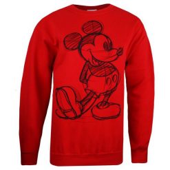Disney Damska Bluza Xl Czerwona. Czerwone bluzy damskie Disney, xl, bez wzorów, z materiału, bez kaptura. Za 159.00 zł.