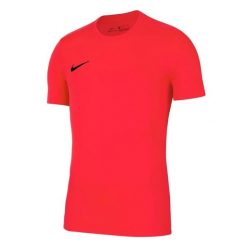 Męska Koszulka Z Krótkim Rękawem Dry Park VII. Czerwone koszulki sportowe męskie Nike, m, bez wzorów, bez kołnierzyka, bez ramiączek, trekkingowe. Za 104.99 zł.