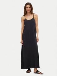 Vero Moda Sukienka codzienna Harper 10283677 Czarny Loose Fit. Czarne sukienki damskie Vero Moda, na co dzień, m, bez wzorów, z lyocellu, bez kołnierzyka, bez ramiączek, proste. Za 129.99 zł.