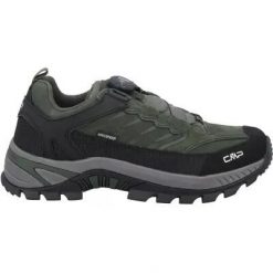 Cmp Rigel 2.0 Low Fitgo WP Skórzane buty trekkingowe męskie – 31FZ Pine-Piombo. Czarne trekkingi męskie CMP, outdoorowe. Za 599.99 zł.