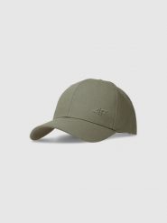 4F Czapka z daszkiem strapback uniseks - khaki L/XL. Brązowe czapki i kapelusze damskie 4f, na lato, bez wzorów, z bawełny, sportowe. W wyprzedaży za 39.99 zł.