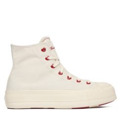Trampki Converse. Białe trampki i tenisówki damskie Converse, bez wzorów, retro, bez zapięcia. Za 449.99 zł.