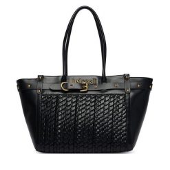 Torebka Just Cavalli. Czarne torebki do ręki damskie Just Cavalli, bez wzorów, klasyczne, bez dodatków. Za 869.99 zł.