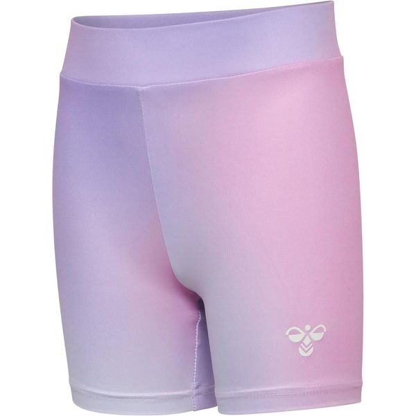Szorty dziewczęce Hummel Gradient. Czerwone spodenki dla dziewczynek Hummel, bez wzorów, z materiału, eleganckie. Za 154.00 zł.