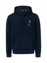 Polo Ralph Lauren Męski sweter z kapturem Mężczyźni Bawełna niebieski jednolity, M. Niebieskie swetry przez głowę męskie Polo Ralph Lauren, m, bez wzorów, z bawełny, bez kołnierzyka. Za 1,299.95 zł.