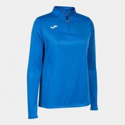 Bluza do biegania damska Joma Running night. Niebieskie bluzy sportowe damskie Joma, m, bez wzorów, bez kaptura, do biegania. W wyprzedaży za 141.00 zł.