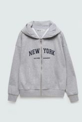 Bluza dziewczęca rozpinana z kapturem szara lissa 901. Szare bluzy dla dziewczynek Big Star, bez wzorów, bez ramiączek, z kapturem. Za 119.99 zł.
